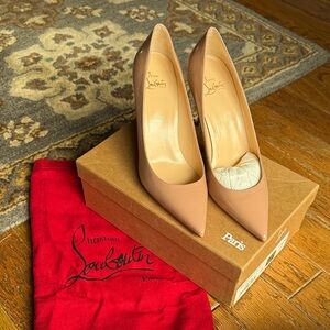 Christian Louboutin Beige Heels - Never Worn!